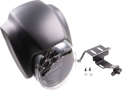 Mask strålkastare Cult-Werk NRS RH1250S Sportster S 21-26 mattsvart