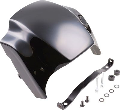 Mask strålkastare Cult-Werk NRS plast RH1250S Sportster S 21-26 blanksvart