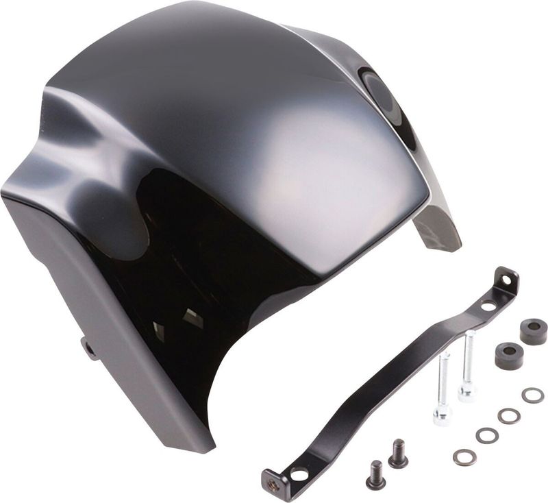 Mask strålkastare Cult-Werk NRS plast RH1250S Sportster S 21-26 blanksvart