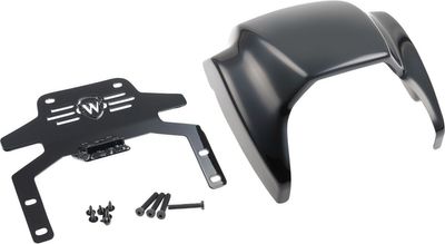 Mask strålkastare Cult-Werk V-Rod style Softail FXBR Breakout 107 m.fl. blanksvart