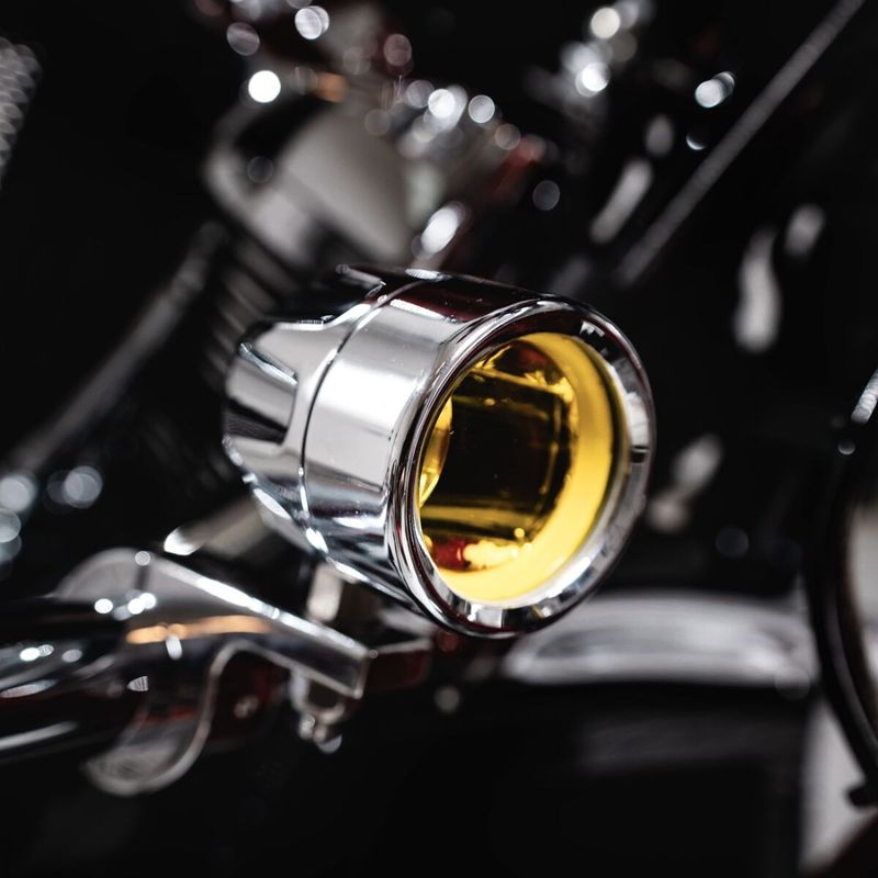 Lampor Custom Dynamics ProBEAM Halo Fog Yelw LED krom
