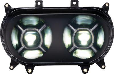 Strålkastare Custom Dynamics Double-X LED Touring 15-24 svart