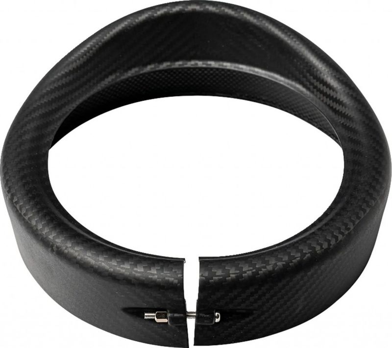 List strålkastare Slyfox Visor H-D 86-24 matt