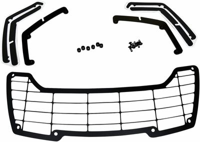 Skydd strålkastare Drag Specialties aluminium svart Pan America 21-24