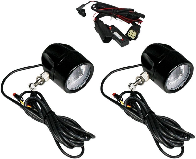 Lampa Custom Dynamics ProBEAM Halo Fog Lamps LED Touring 14-upp svart