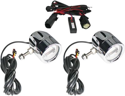 Lampa Custom Dynamics ProBEAM Halo Fog Lamps LED Touring 14-upp krom