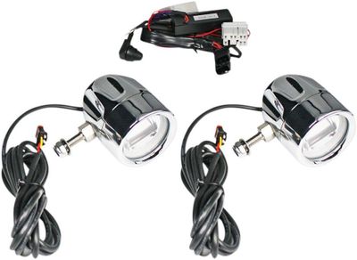 Lampa Custom Dynamics ProBEAM Halo Fog Lamps LED H-D 96-13 krom