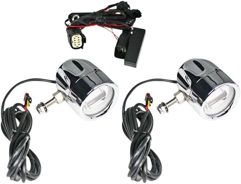 Lampa Custom Dynamics ProBEAM Halo Fog Lamps SS8 LED Touring 10-13 krom