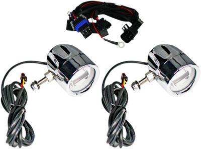 Lampa Custom Dynamics ProBEAM Halo Fog Lamps LED krom Indian 14-upp