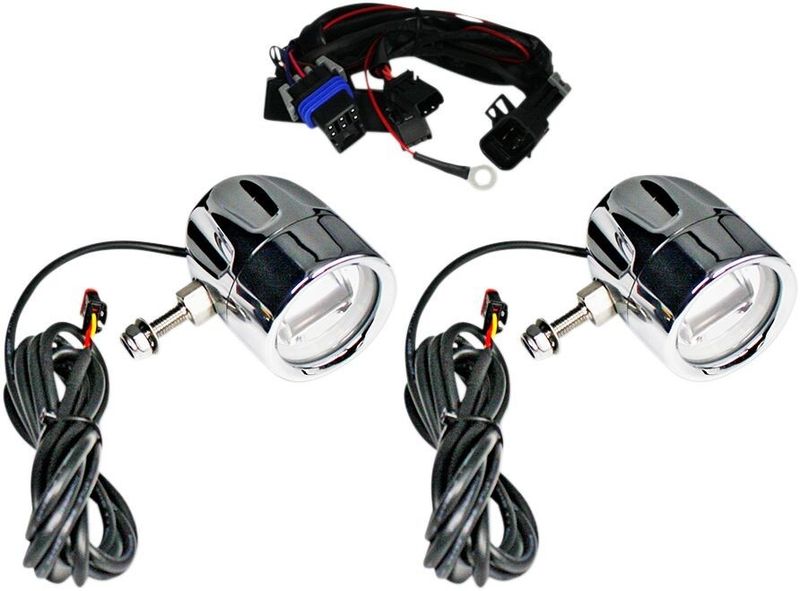Lampa Custom Dynamics ProBEAM Halo Fog Lamps LED krom