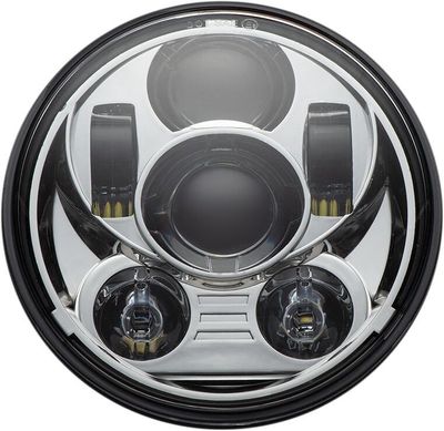 Strålkastare Custom Dynamics 5-3/4" LED H-D 57-24 krom