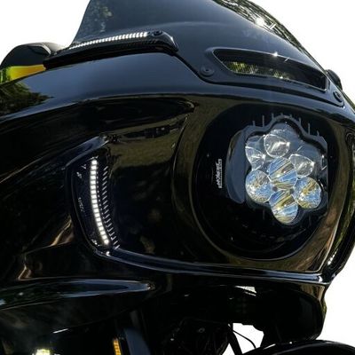 Strålkastare Custom Dynamics Shark Demon 2 LED FXLRST Low Rider ST 22-26