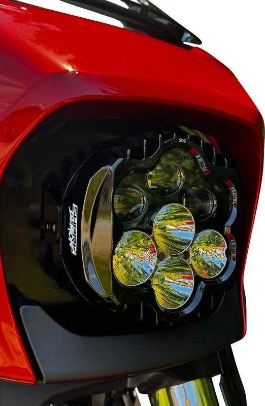 Strålkastare Custom Dynamics Shark Demon 2 LED FLHXSE CVO Street Glide 23-25