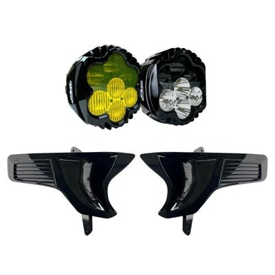 Strålkastare Custom Dynamics Shark Demon 2 dubbel LED Touring 23-upp