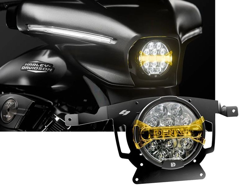 Strålkastare Denali Ace-One Lighting Destroyer Touring 23-upp