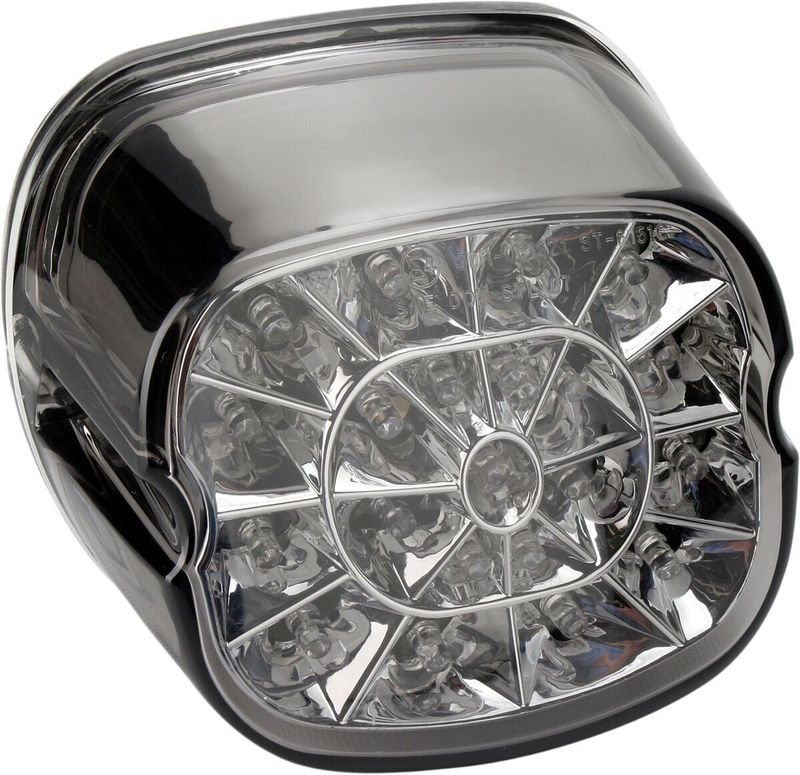 Glas Drag Specialties Web Taillights Taglight Bottom LED rökfärgad H-D 99-24
