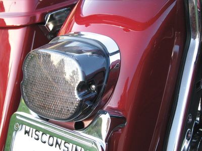Baklykta Drag Specialties Low-Profile Bottom Smk/bott LED rökfärgad H-D 99-23