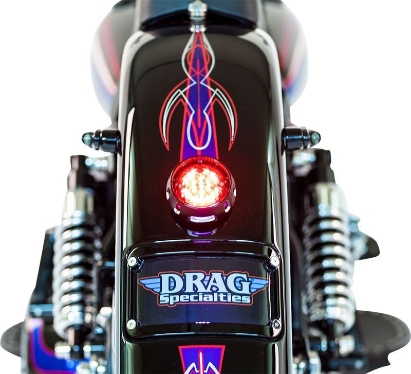 Nummerplåtssats Drag Specialties LED svart