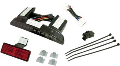Baklampa Drag Specialties LED rökfärgat glas