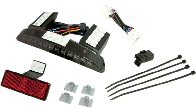 Baklampa Drag Specialties LED rökfärgat glas