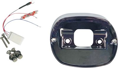 Baklykta Custom Dynamics Baseplate H-D 72-99 krom