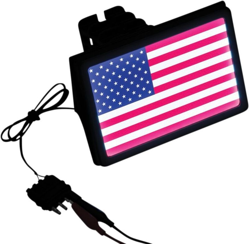 Cover Rec Hitch Led Flag