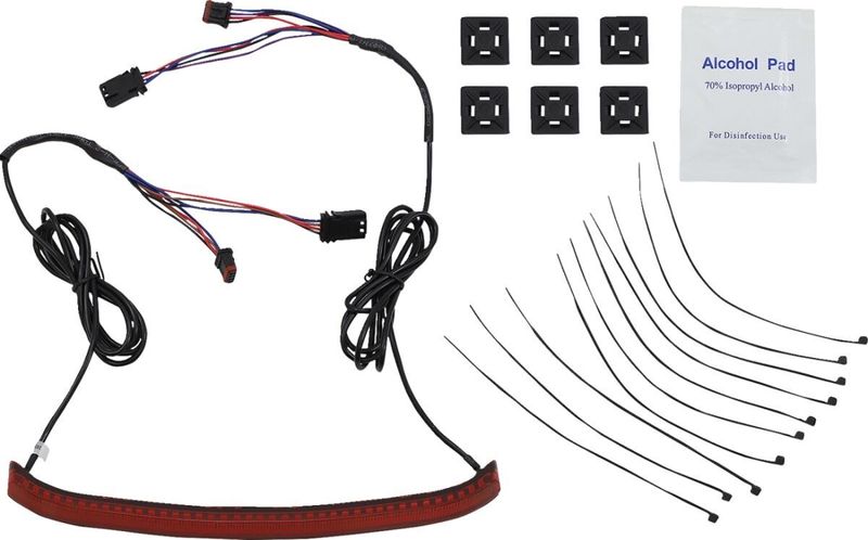 Baklykta Custom Dynamics Turn Signals LED röd Softail 18-upp