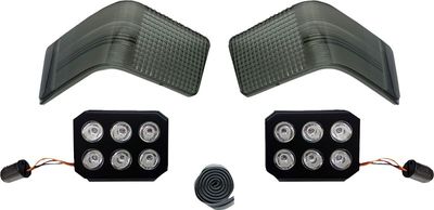 Lampor Custom Dynamics Tour-Pak LED Touring 89-13 rökfärgad