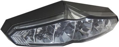 Baklykta Koso Infinity LED universal rökfärgad