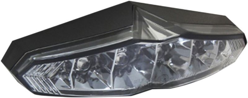 Baklykta Koso Infinity LED universal rökfärgad