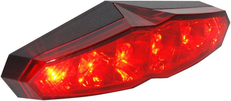 Baklykta Koso Infinity LED universal röd