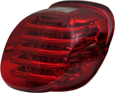 Baklykta Custom Dynamics ProBEAM Low-Profile LED röd H-D 96-24 PB-TL-LPW-R