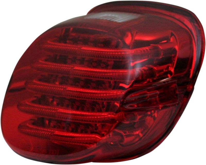 Baklykta Custom Dynamics ProBEAM Low-Profile LED röd H-D 96-24 PB-TL-LPW-R