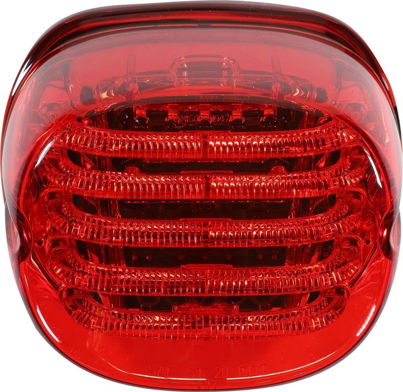 Baklykta Custom Dynamics ProBEAM Low-Profile LED röd H-D 96-24 PB-TL-LP-R