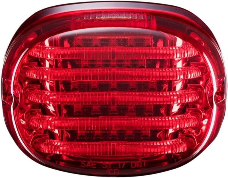 Baklykta Custom Dynamics ProBEAM Squareback Tail LED röd H-D 88-24