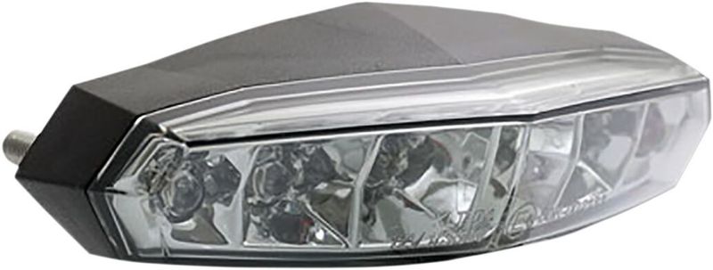 Baklykta Koso LED svart rökfärgad universal