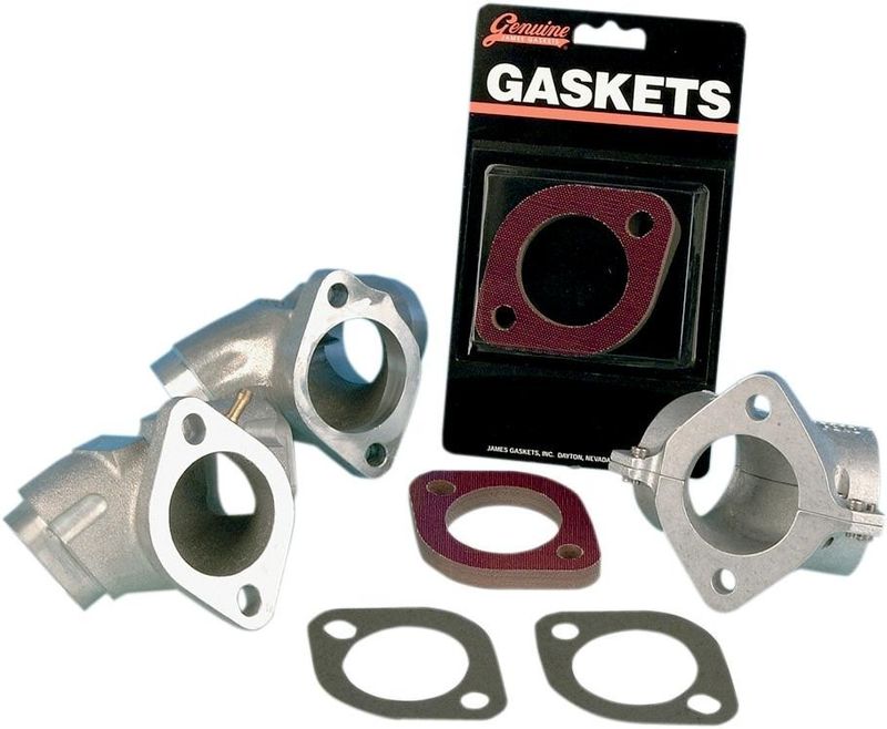 Distanssats insugsgrenrör till förgasare James Gasket 1.86"