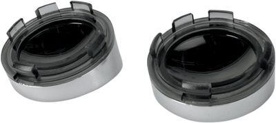 Glas Drag Specialties Visor-Style Bezel Deuce-Style rökfärgad