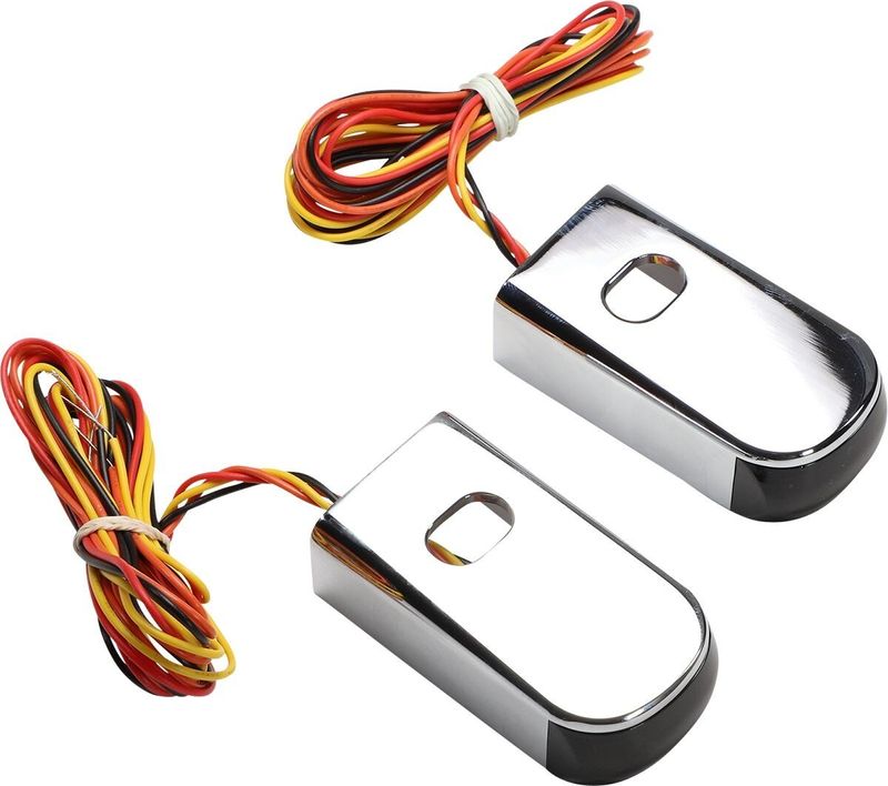 Positionsljus Alloy Art LED obehandlad röd Sportster 04-22 SPSL-2