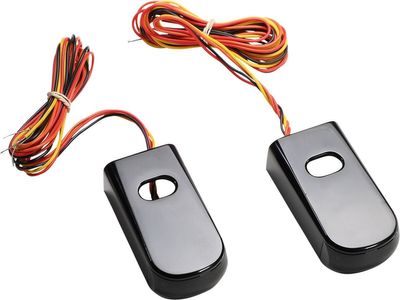 Positionsljus Alloy Art LED obehandlad röd Sportster 04-22 SPSL-2B