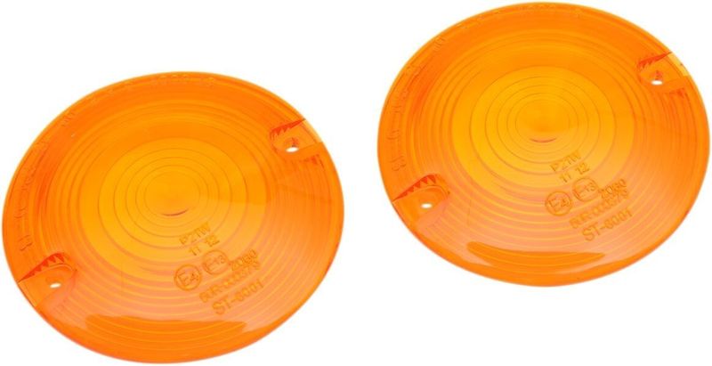 Glas blinkers Drag Specialties H-D 84-16 amber
