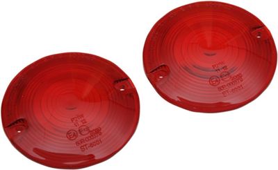 Glas blinkers Drag Specialties H-D 84-16 röd