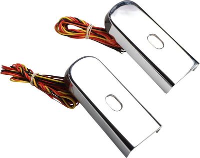 Positionsljus Alloy Art LED Dyna 06-17 krom/röd
