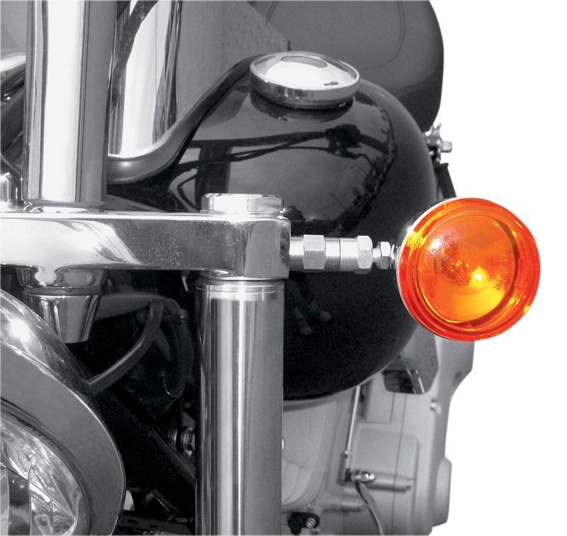 Flyttsats blinkers fram Drag Specialties Softail 85-10, Dyna 93-06, FX 80-86