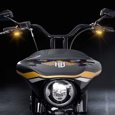 Blinkers styre HeinzBikes Stripes PL krom Dyna 90-17 HBTS-FX96-C-PL