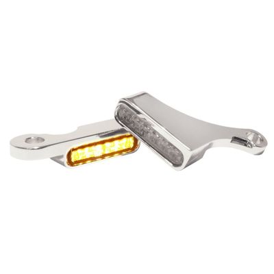 Blinkers styre HeinzBikes Stripes PL krom Softail 15-17