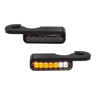 Blinkers styre HeinzBikes Stripes PL svart Softail Breakout with hydraulic HBTS-FXSB-HC-PL