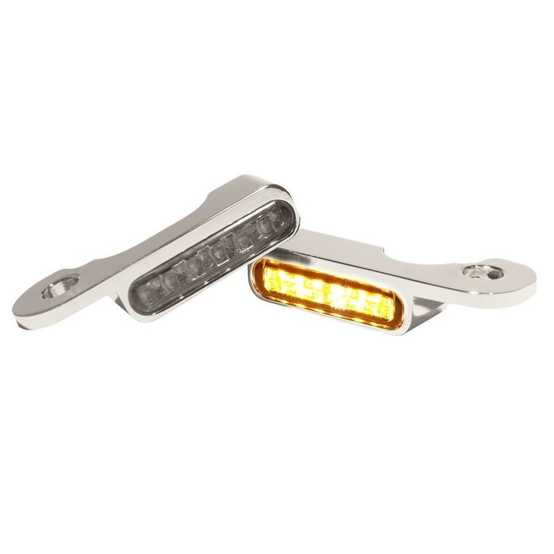 Blinkers styre HeinzBikes Stripes PL Touring with hydraulic clutch krom