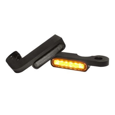 Blinkers styre HeinzBikes Stripes PL svart Touring 90-08