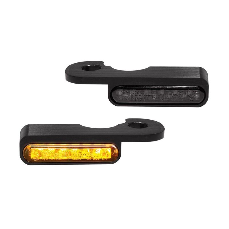 Blinkers styre HeinzBikes Stripes PL svart V-Rod VRSCD/X Night Rod 06-17 HBTS-VRS02